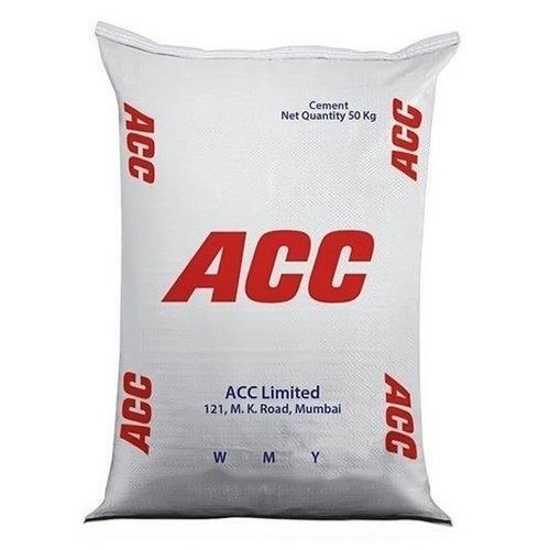 Strong Acc Grey Cement Available In 50 Kg Bag With High Bonding Strength Compressive Strength: 33-35 Megapascals (Mpa )