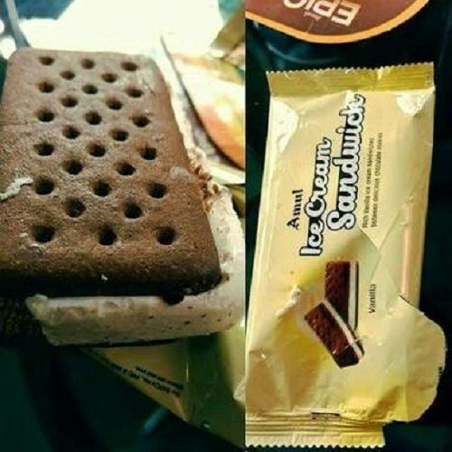 Sweet Tasty Delicious Mouth Melting Chocolate Amul Sandwich Ice Cream