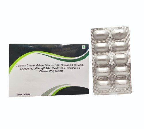 Vitamin B12 Omega 3 Faty Acid Lycopene L Methylfolate Tablets