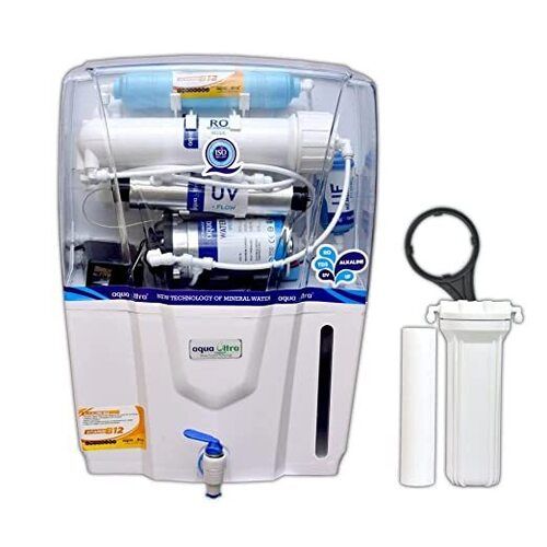 White 15 Liter Corded Electric Aqua Ultra A700 Ro+Uv+Uf+ Alkaline Water Purifier Dimension(L*W*H): L 415 W 265 H 524 Inch (In)