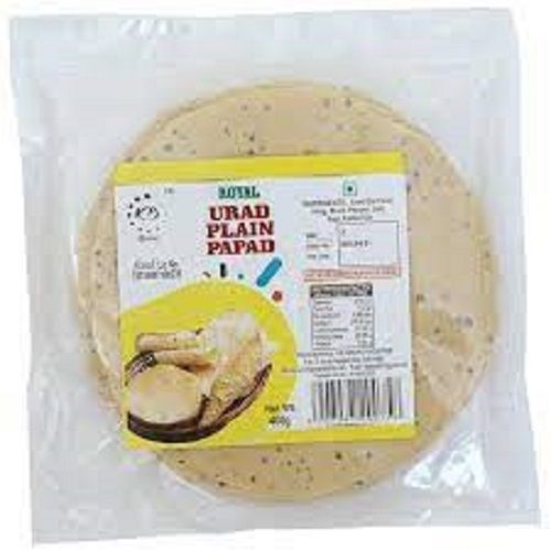 Hygienically Packed Healthy Delicious And Tasty Crispy Round Urad Dal Papad