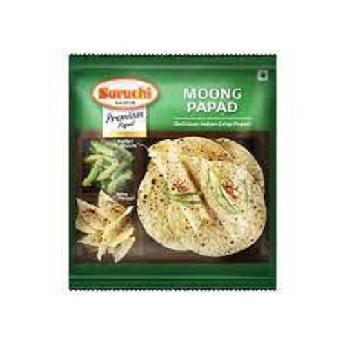 Hygienically Prepared Delicious And Tasty Spicy Flavor Crunchy Moong Dal Papad