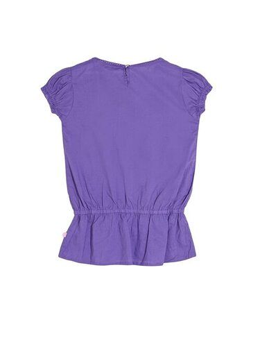 Daily Wear Regular Fit Short Sleeve Plain Chiffon Fancy Tops For Ladies