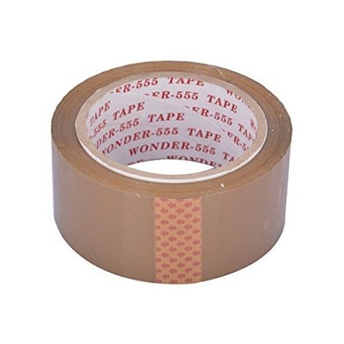 Polyester Strong Adhesive Water Resistant Brown Color Plain Packaging Tape For Bag Sealing