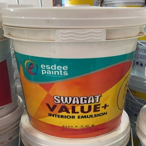 Long Lasting And High Gloss Easy To Use Esdee Interior Emulsion Paint 20 Liter Application: For Home Wall