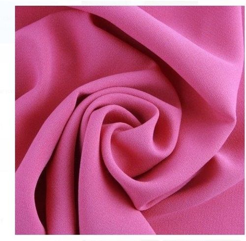 Pink Washable And Smooth Plain Polyester And Cotton Fabric For Garments