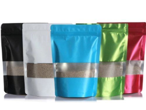 Reusable Water Resistant Easy To Use Pvc Multi Color Plain Zipper Bag