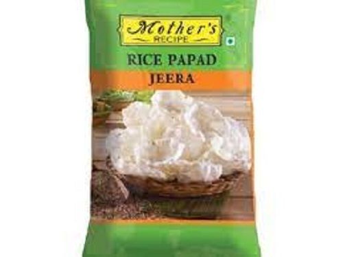 Tasty Crispy And Crunchy Delicious Hygienically Packed Salty Rice Papad 