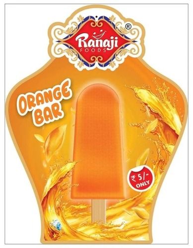 Yummy And Delicious 64g Orange Flavour Ice Cream For Everyone