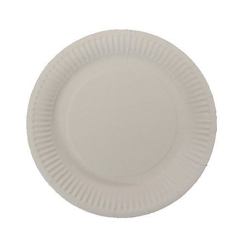 8.5 Inch, Plain Eco Friendly Disposable Paper Plate For Events And Parties