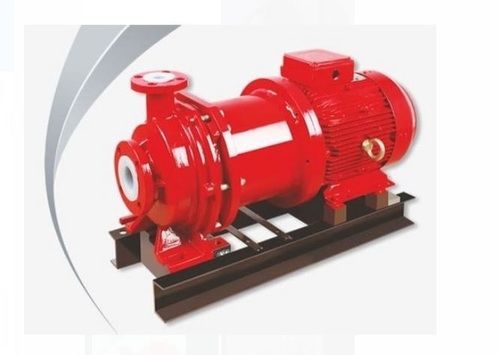 Red Cast Iron Semi Automatic Compact Design Rust Resistance Durability Fire Fighting Non Metallic Pumps