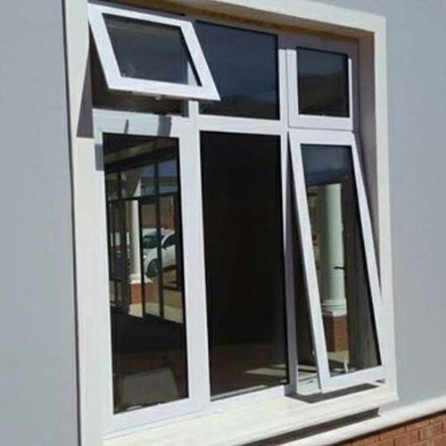 White With Black Modern And Trendy Designed Easy To Handle Flexible Rectangular Residential Aluminum Window For Home