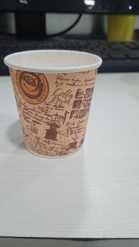 Eco Friendly And Recyclable Easy To Use Disposable Printed Round Paper Tea Cup