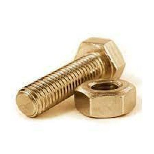 Corrosion Resistance And Durable Golden Color Ms Nut Bolt For