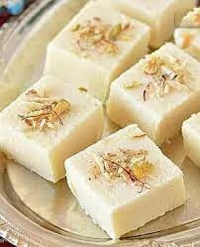Hygienically Processed Sweet Delicious And Mouth Watering Milk Burfi 