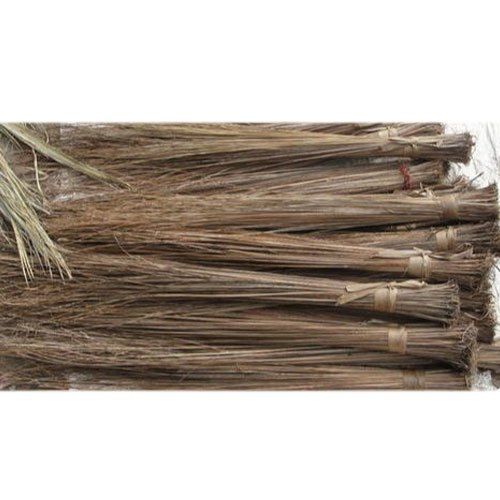 Light Weight Dark Brown Natural Coconut Broom Stick For Cleaning Floor And Home Size: Medium