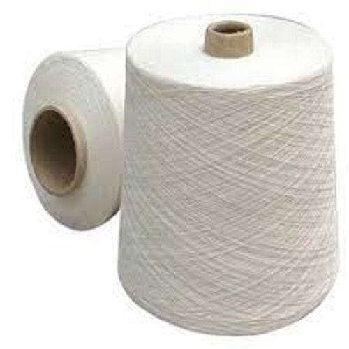 Light Weight Knitted Combed White Plain Cotton Yarn For Textile Industry