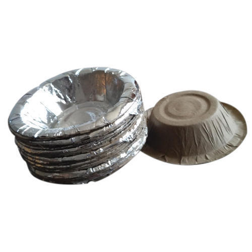 Natural Biodegradable Eco-Friendly Round Silver Coated Plain Disposable Dona