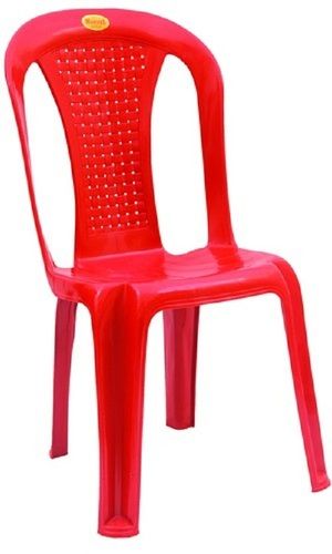 Portable Red Pvc Plastic Chair