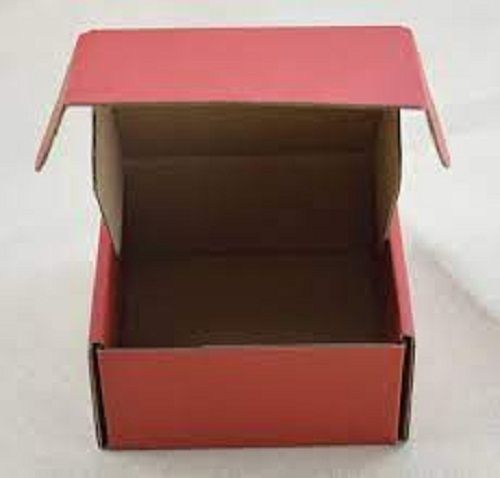 Reddish Recycled Shipping Paper Brown And Pink Cardboard Carton Box