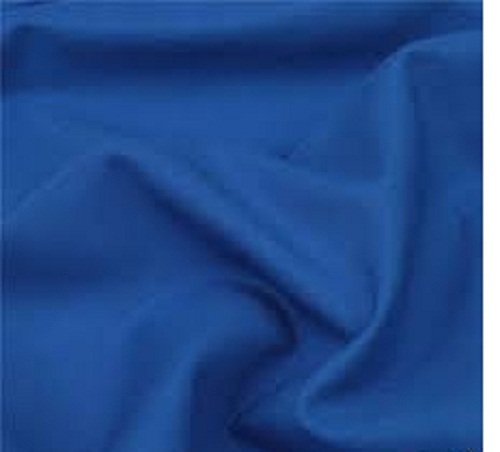 कपड़ों के लिए फाइन फ़िनिश और हल्के वज़न के नीले रंग के प्लेन कॉटन फ़ैब्रिक, ड्रेस का घनत्व: 150 ग्राम प्रति घन सेंटीमीटर (G/Cm3)