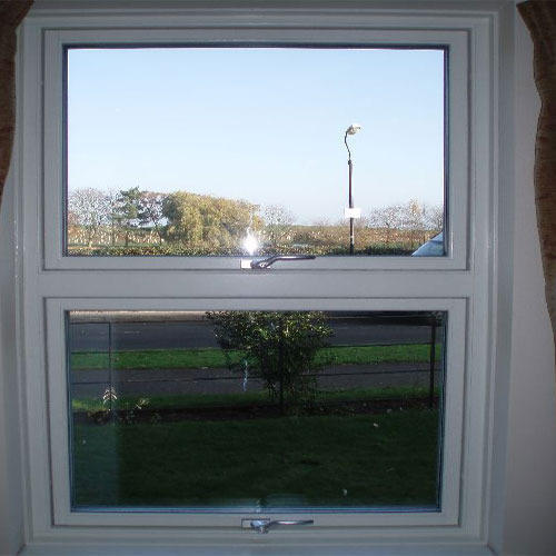 Acoustic Window At Best Price Transparent Galss White Soundproff Upvc Fixed Window Application: Home