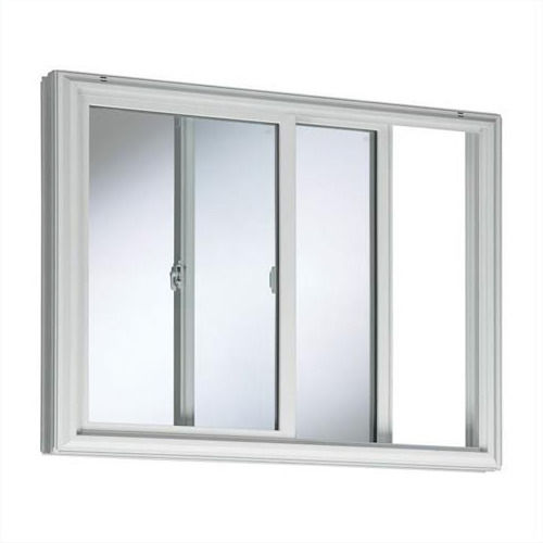 Aluminum High Demands Modern Silver White Color Rectangluar Shaped Aluminium Sliding Window For Home And Office