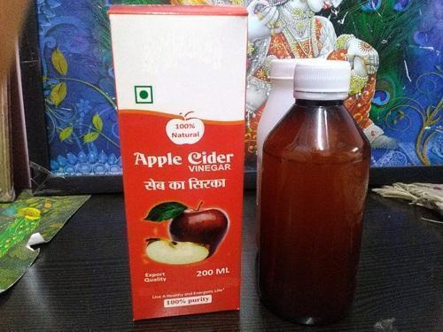 100% Natural Apple Vinegar In 200 Ml Bottles Pack For Good Healthy 