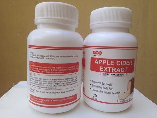 Apple Vinegar Extract Capsule For Improves Good Healthy And Body Fit 