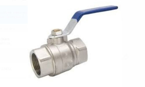 Blue Forged Chrome Finished Screwed Ends Size 15mm Iron Ball Valve 