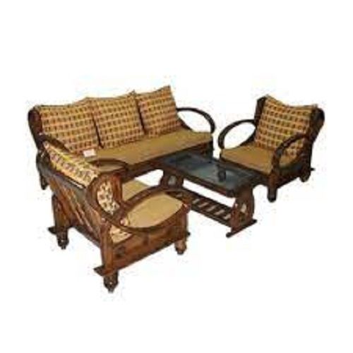 Handmade Easy To Clean Elegant Interior Premium Quality Bedroom Wooden Sofa Set