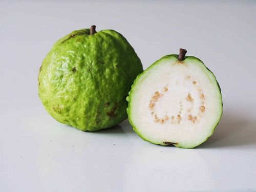 Fresh Natural Healthy Rich In Vitamin No Artificial Color Green Guava Fruit 