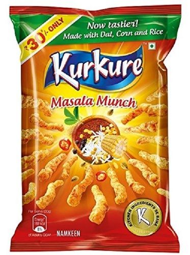 Hygienically Packed Crispy Taste Crunchy Spicy Salty Masala Munch Kurkure