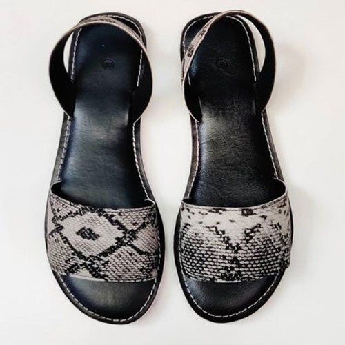 Designer And Stylish Printed Pattern Ladies Leather Sandals For Casual Wear Gender: Female