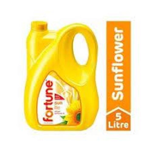 Pack Of 5 Liter High Levels Of Vitamin E Fortune Refined Sunflower Oil