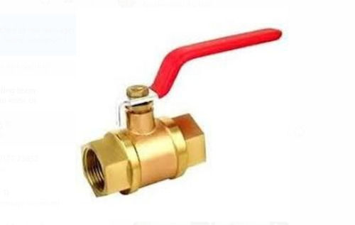 Red Forged Polished Finished Screwed Ends Size 15Mm Brass Ball Valve  Application: Plumbing