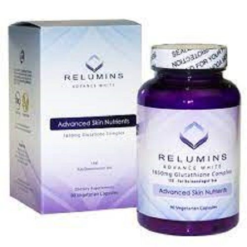 Rlelumins 1650mg ग्लूटाथियोन स्किन व्हाइटनिंग कैप्सूल