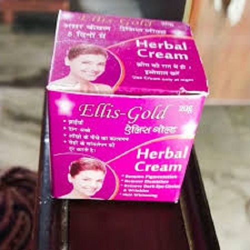 Soothing, Moisturizing, And Healing Herbs Pink Color Ellis Golod Herbal Cream Grade: C