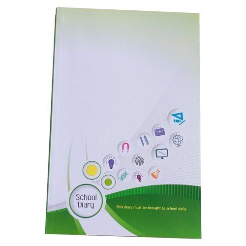 Small Size Hardcover Style Eco-Friendly Rectangular Shape School Diary Cover Material: Paper