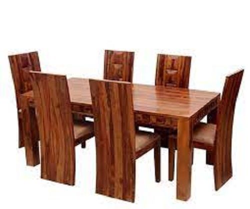 Handmade Easy To Clean Classic Look Elegant Interior Wooden Dining Table Set For Home