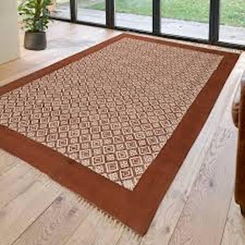 Multi Color Cotton Braided Rug at Rs 35/square feet, Manmohan Nagar, Panipat