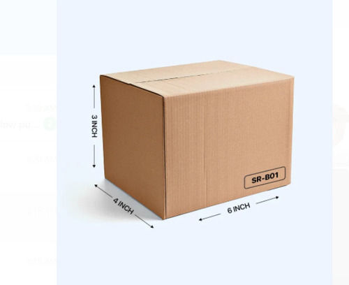 10 X 10 X 10 Sizes Brown Plain Rectangle Lightweight Paper Ply Packaging Carton Box Length: 450 Millimeter (Mm)