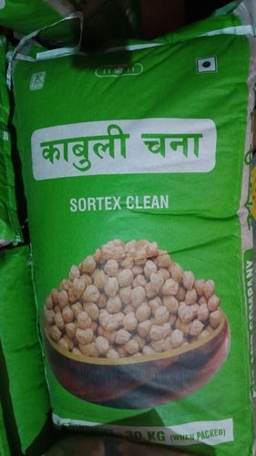 30 Kg Dried Natural Shape With 6 Month Shelf Life Common Cultivated White Kabuli Chana