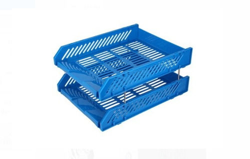 5 Kg Capacity Dark Blue Abs Plastic Tray For Documents  Hardness: Rigid