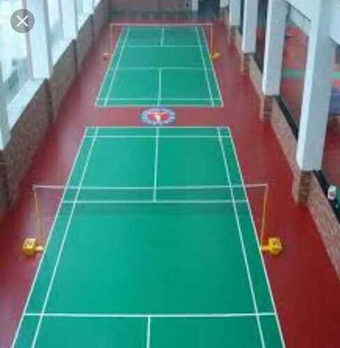 Anti Slip Synthetic Badminton Court Flooring For Indoor Sports Complex