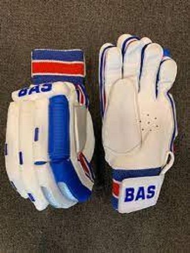 Skin Friendly Blue And White Men Safety Tested Batting Gloves For Cricket Batting Age Group: Adults