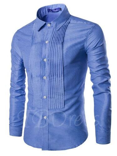 Premium Quality Affordable Comfortable And Breathable Plain Cotton Shirt For Men Collar Style: Straight