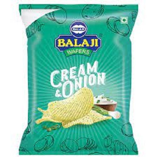 Mouthwatering Crispy And Crunchy Salty Onion Bala Ji Potato Chips Snacks