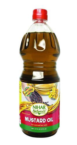 Pure Natural No Added Preservative Cold Pressed Nihar Mustard Oil