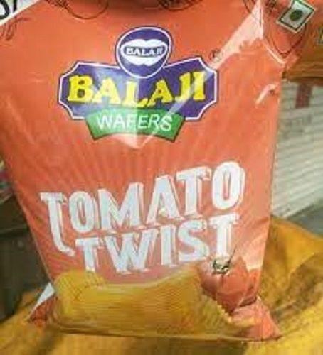 Sweet Taste Crunchy Salty Hygienically Packed Tomato Twist Bala Ji Potato Wafers
